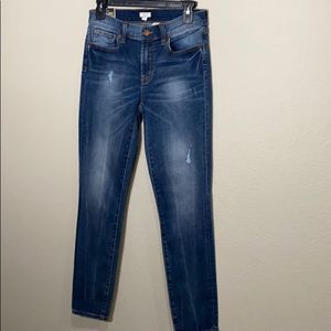 J Crew Distressed Skinny Jeans